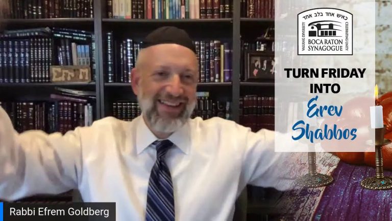 Turn Friday into Erev Shabbos (Part 34): Two on One