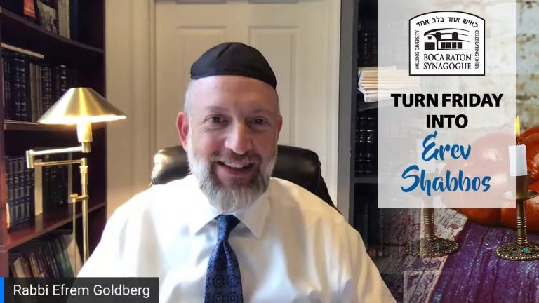 Turn Friday into Erev Shabbos (Part 38): Pause to Let the Blessings Catch Up With You
