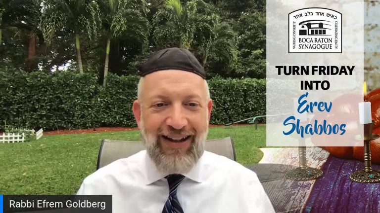Turn Friday into Erev Shabbos (Part 40): High Speed Connection