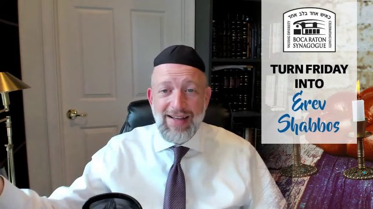 Turn Friday into Erev Shabbos (Part 43): Give a Blessing and Be a Blessing