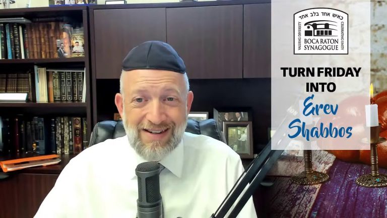 Turn Friday into Erev Shabbos (Part 51): Washing the Panim for Shabbos