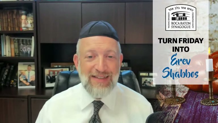 Turn Friday into Erev Shabbos (Part 61): Mincha, the Most Important Tefillah of the Week