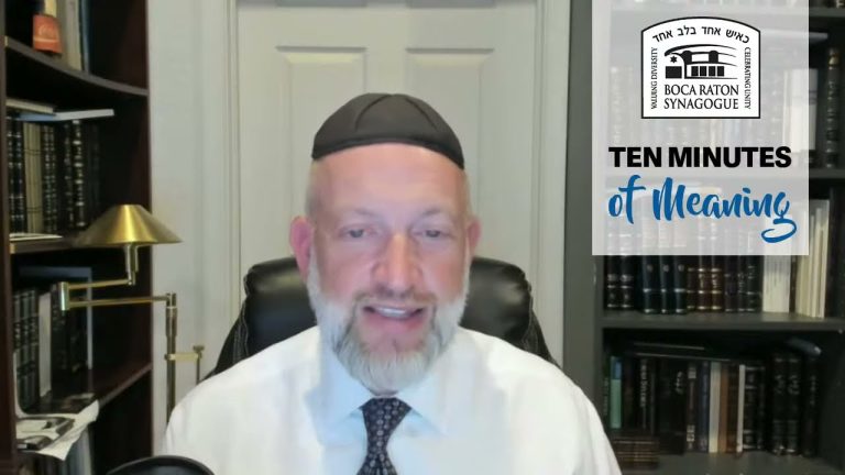 Ten Minutes of Meaning (Part 135): Going Above and Beyond