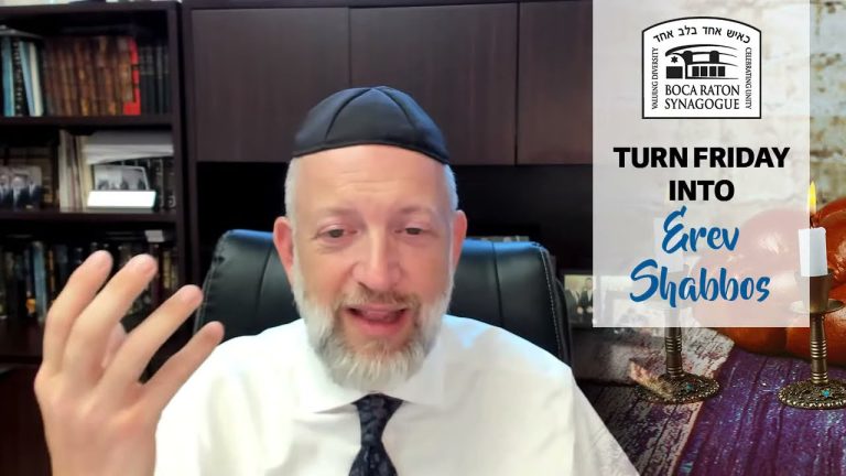 Turn Friday into Erev Shabbos (Part 68):  Ready and Waiting