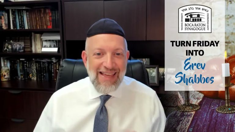 Turn Friday into Erev Shabbos (Part 73): Do You Want It?