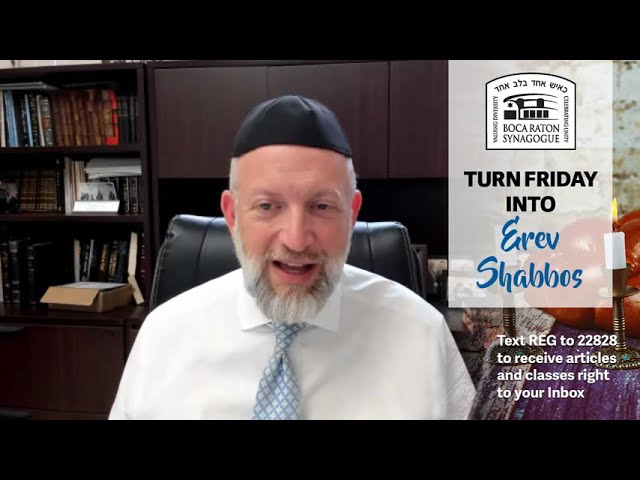 Turn Friday into Erev Shabbos (Part 84): Go Away in Love