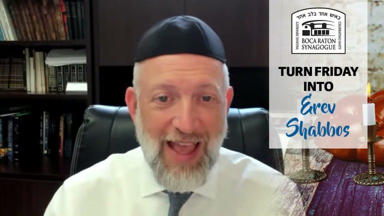 Turn Friday into Erev Shabbos (Part 95): Going into Yichud With Hashem