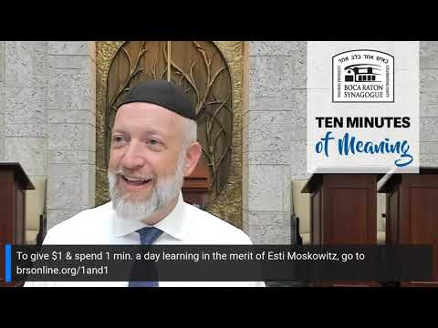 Ten Minutes of Meaning (Part 163):  Are You a Good Friend to Hashem?
