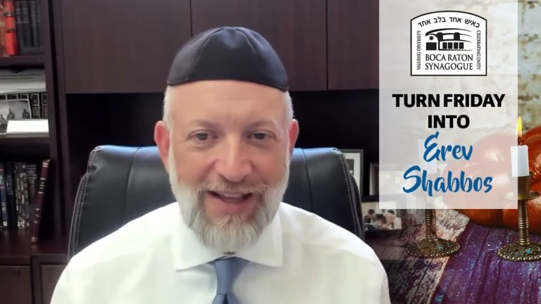Turn Friday into Erev Shabbos (Part 107): Every Shabbos is a Yom Tov