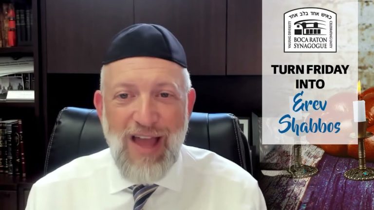 Turn Friday into Erev Shabbos (Part 103):  Save us Some Shabbos for Shabbos