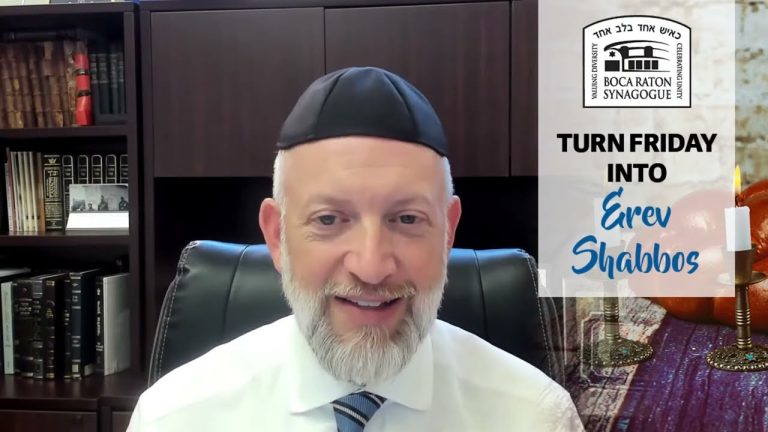 Turn Friday into Erev Shabbos (Part 113): Shabbos of Return