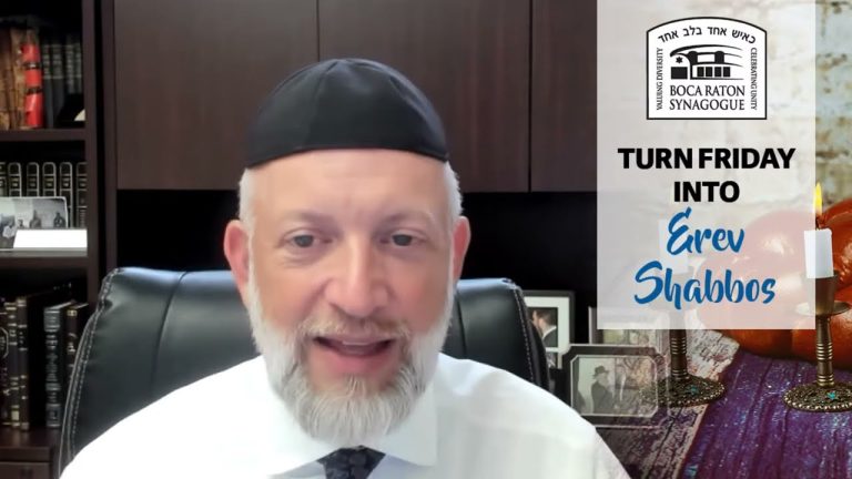Turn Friday into Erev Shabbos (Part 110): True Menucha