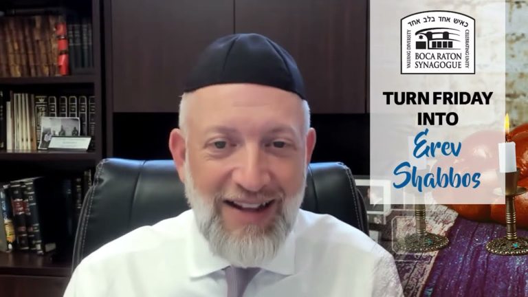 Turn Friday into Erev Shabbos (Part 109): Light of Shabbos