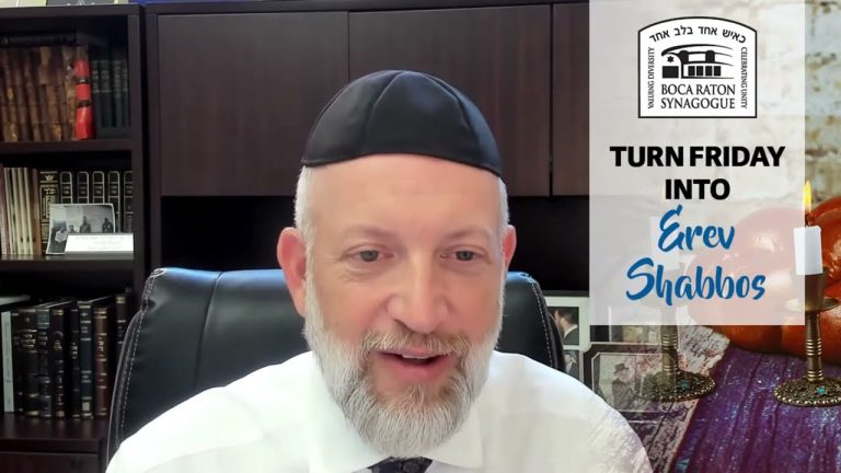 Turn Friday into Erev Shabbos (Part 112):  A Shabbos of Taking Stock