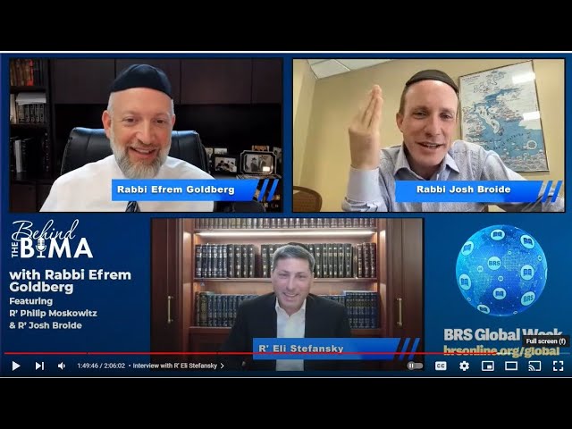 #83: Behind the Bima – R’ Eli Stefansky, with an update from Ukraine with Refael Kruskal of Odessa