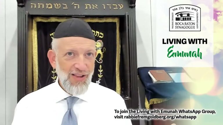 Living With Emunah (Part 273): Finishing Hashem’s Sentence