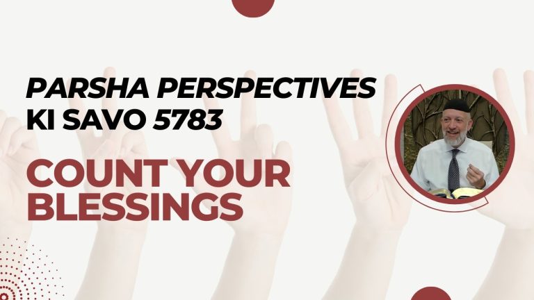 Ki Savo: Count Your Blessings