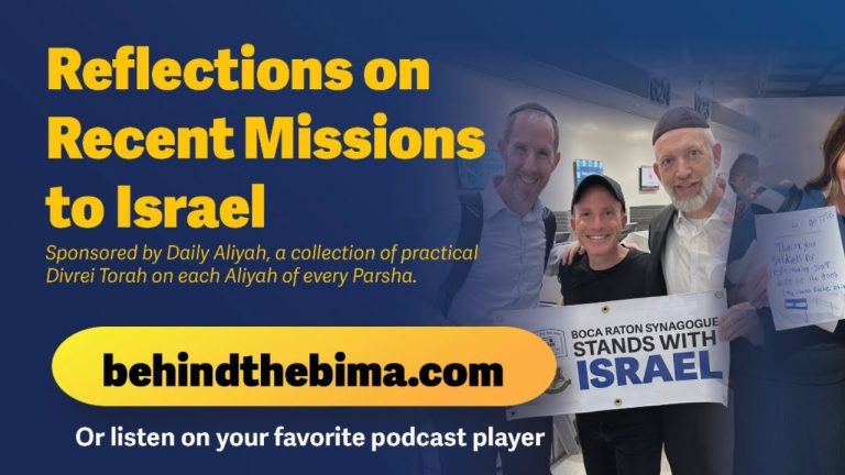Reflections on Recent Missions to Israel