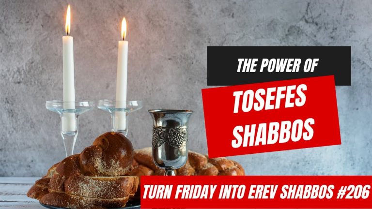 Turn Friday into Erev Shabbos #206