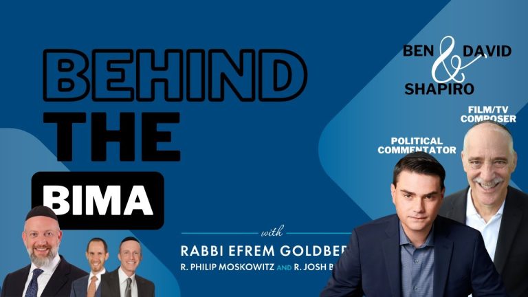 #172: Behind the Bima – Ben Shapiro and His Father on War, Peace, Music, and Everything In Between