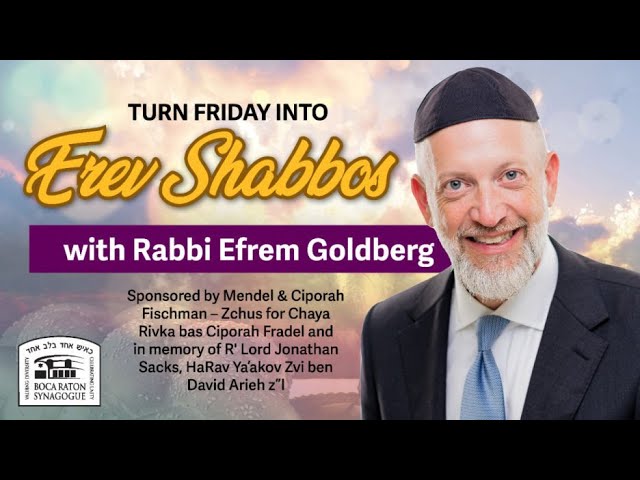 Turn Friday into Erev Shabbos #216 – The First Shabbos of the Year