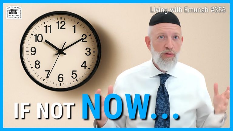 Living With Emunah (Part 356): What is YOUR Mission in THIS Moment