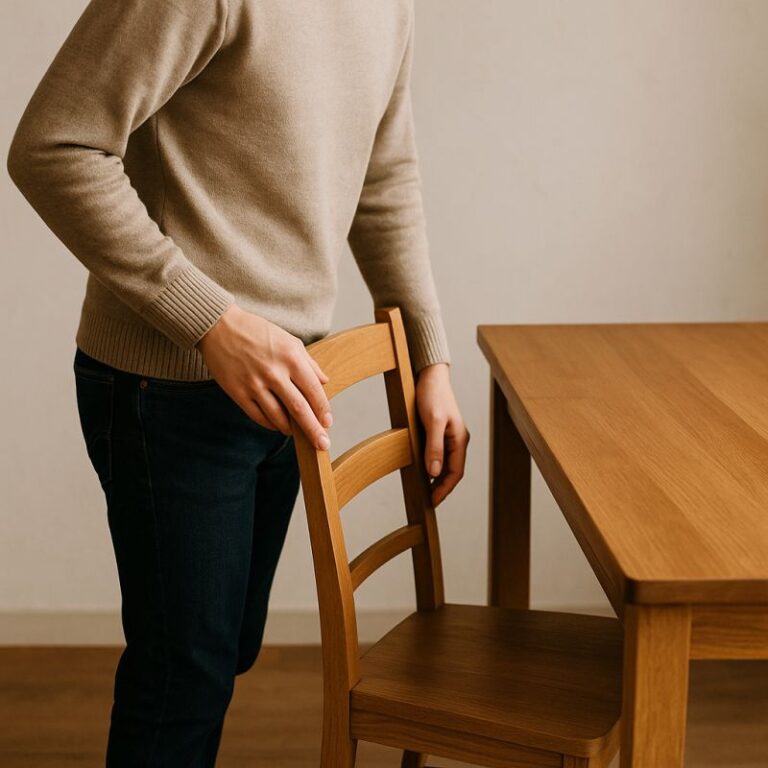 What Pushing In Your Chair Says About You