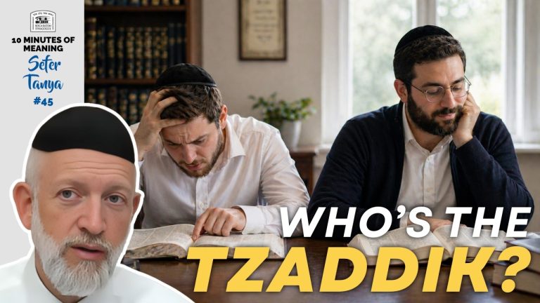 Tanya (Part 45): Chapter 10 – Different Levels of Tzaddik