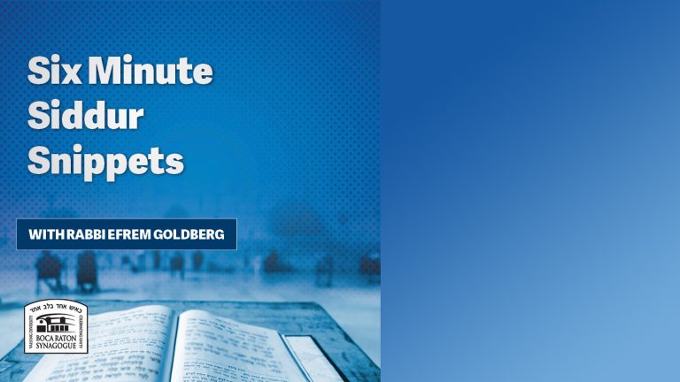 #757: Tachanun – Shomer Yisrael (Part 4)